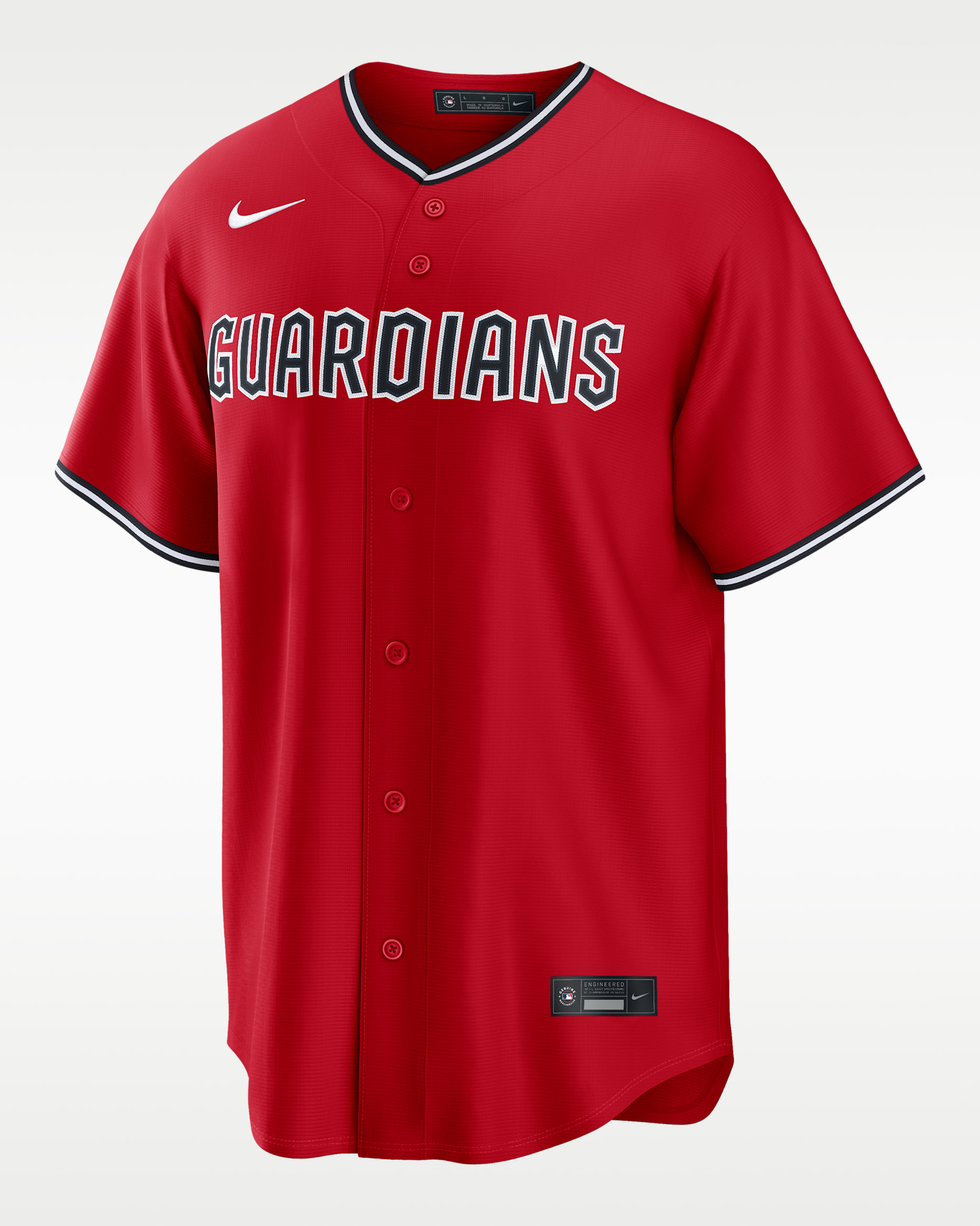 Cleveland Guardians Men's Nike MLB Replica Jersey. Nike.com Cleveland Guardians Men's Nike MLB Replica Jersey. Nike.com